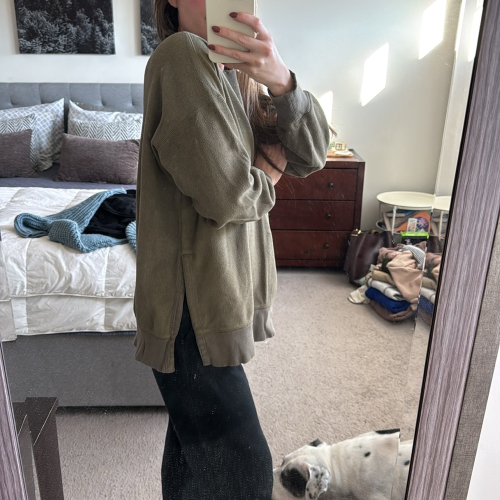 Cozy soft tunic sweatshirt